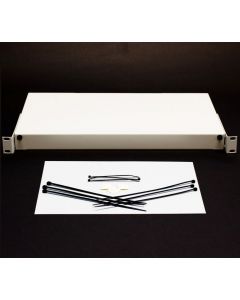 Caja distribución FO extraible rack 19' 1UA fondo 255mm ciego