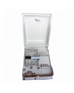 Caja distribución FO mural plástico hasta 24 SC/LCD (285x245x81mm) exterior