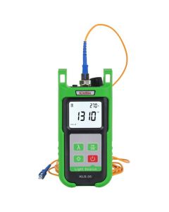 Emisor óptico láser SM PON 1310/1490/1550nm, conector APC 2,5mm y linterna