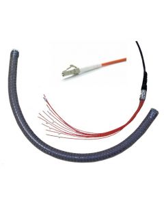 Extremo de cable MM conectorizado con 06 conectores LC/PC