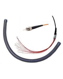 Extremo de cable MM conectorizado con 12 conectores ST/PC