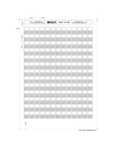 LASERTAB laserprintable etiquetas autolaminada poliester 12,7x19mm blanco. 1092 ud
