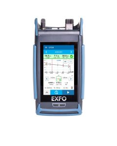 OTDR de mano AXS-130 SM 1310/1550/1650nm filtrado 42/40/39dB con softwares OTDR+OLM, OLS, OPM SM en servicio y VFL