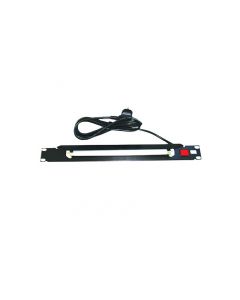 Panel rack 19" 1UA iluminación 8W
