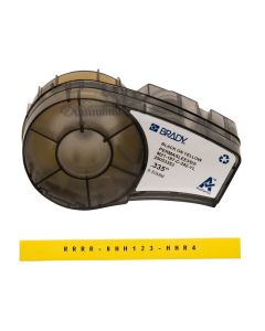 Recambio cinta termorretráctil 8,5mm ancho y 2,1m largo, negro/amarillo