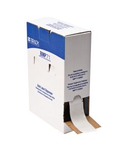 Recambio etiquetas autolaminada vinilo 25,4x101,6mm blanco (24,3mm diametro). 1000 ud