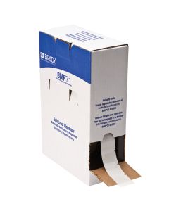 Recambio etiquetas autolaminada vinilo 25,4x19,05mm blanco (5,1mm diametro). 2500 ud