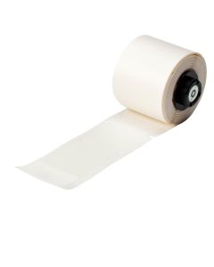Recambio etiquetas autolaminada vinilo 38,1x101,6mm blanco (24,3mm diametro). 100 ud