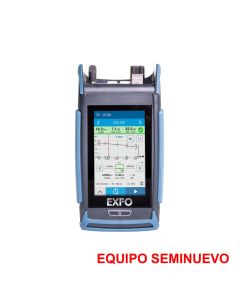 SEMINUEVO Mini OTDR AXS-120 SM 1310/1550nm 35/33dB  con softwares OTDR+OLM, OLS, OPM SM en servicio y VFL