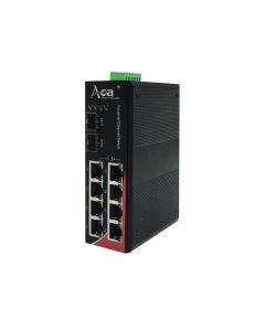 Switch industrial sin gestion 8x10/100/1000TX PoE + 2xSFP 1Gbps