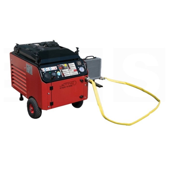 Compresor JetAir 141000 con enfriador de aire externo y manguera de aire de 3m