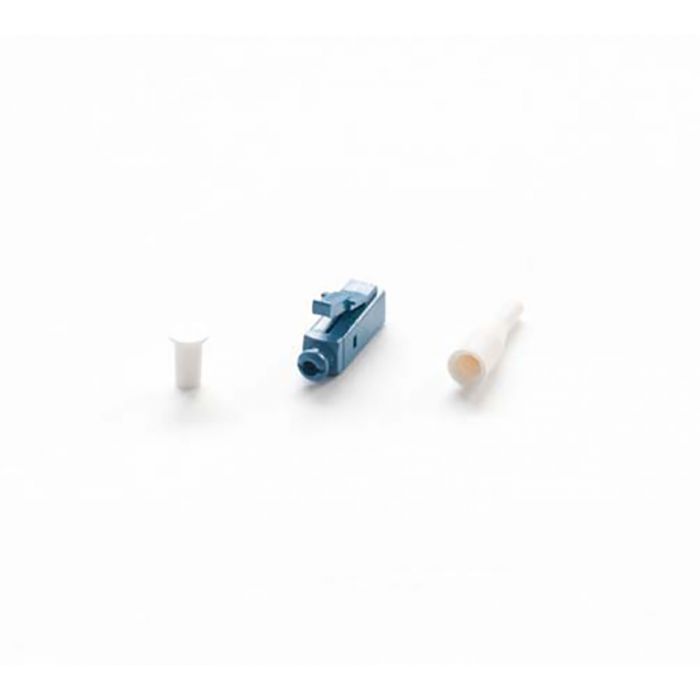 Conector FO SM LC/UPC 900um. Cuerpo plástico azul