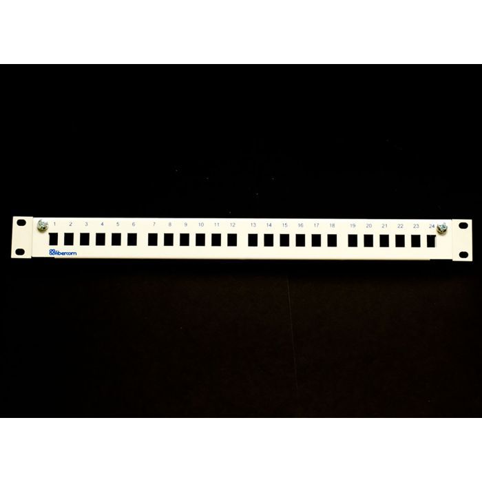 Frontal FO fijo rack 19' 1UA hasta 24 SC/LCD