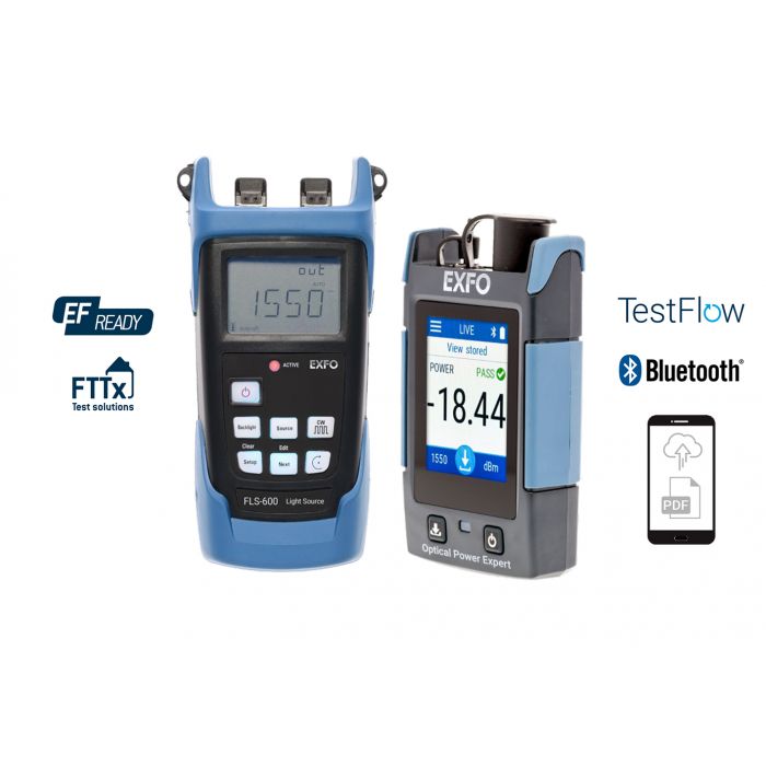 Kit medida potencia redes FTTH SM1310/1490/1550nm