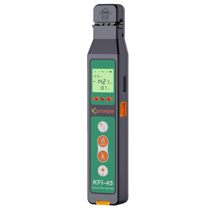 Pinza identificación tráfico (10/-40 dBm) con clamp universal, OPM, VFL y linterna