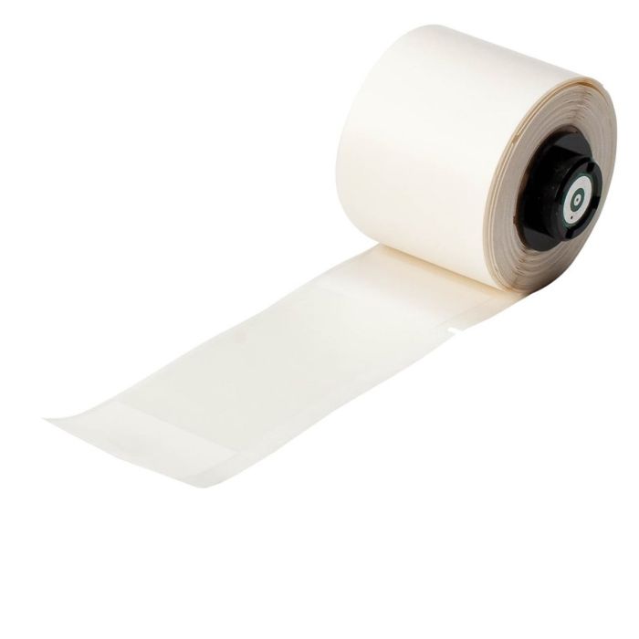 Recambio etiquetas autolaminada vinilo 38,1x101,6mm blanco (24,3mm diametro). 100 ud